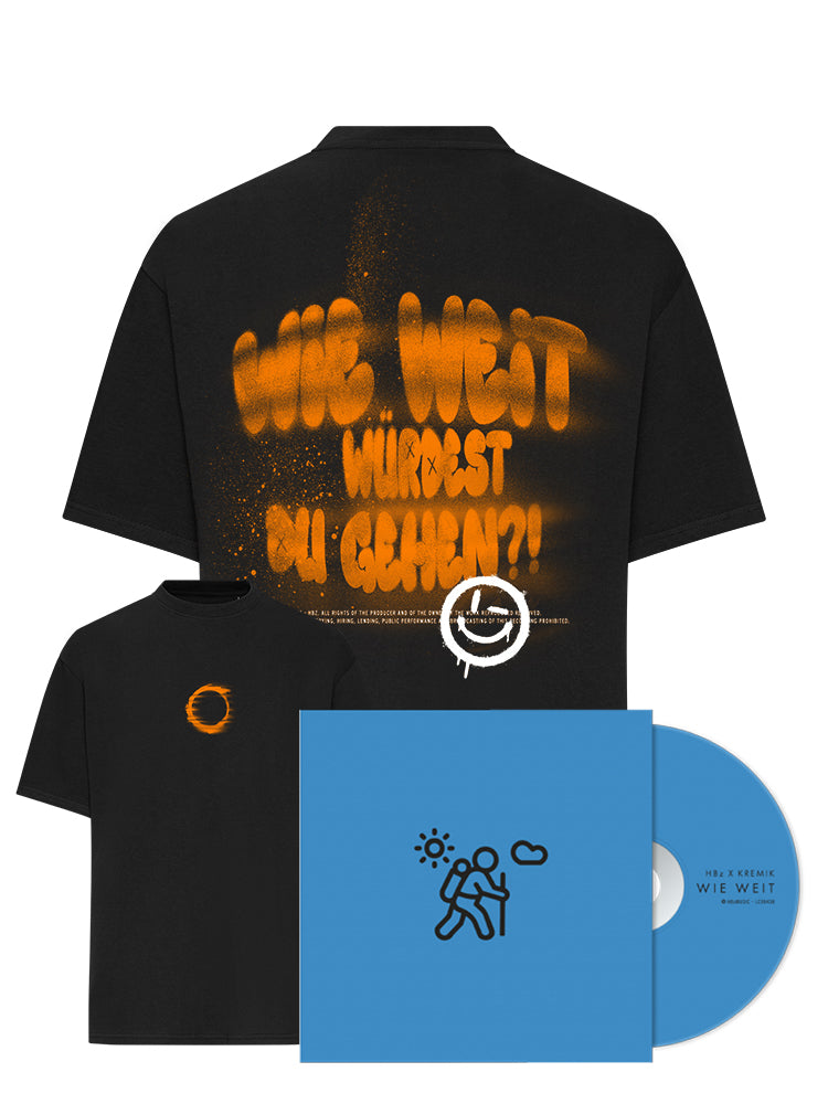 HBz - "Wie Weit" Shirt Bundle (schwarz)