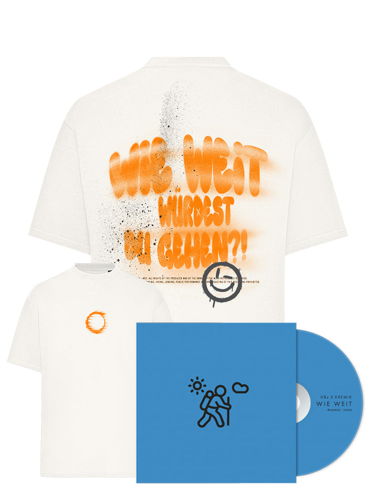 HBz - "Wie Weit" Shirt Bundle (weiß)